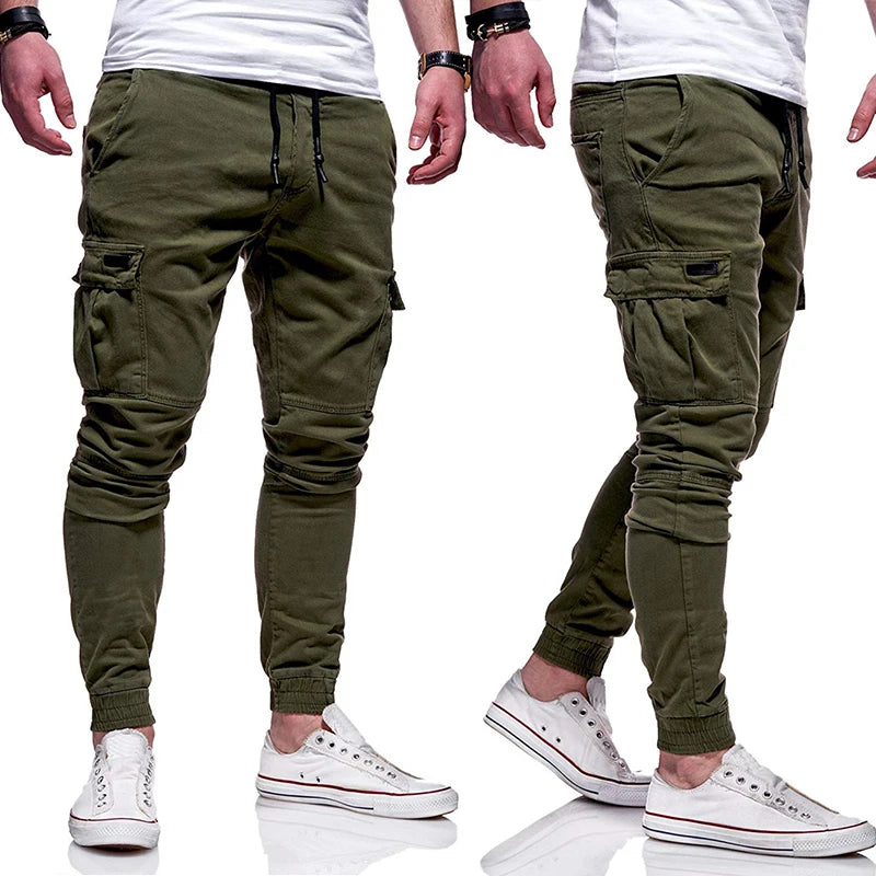 Hot Fashion Casual Training Joggers Men Sport Jogging Pants Hip Hop Trousers Streetwear Running Leggings Trackpants Gym Outfit